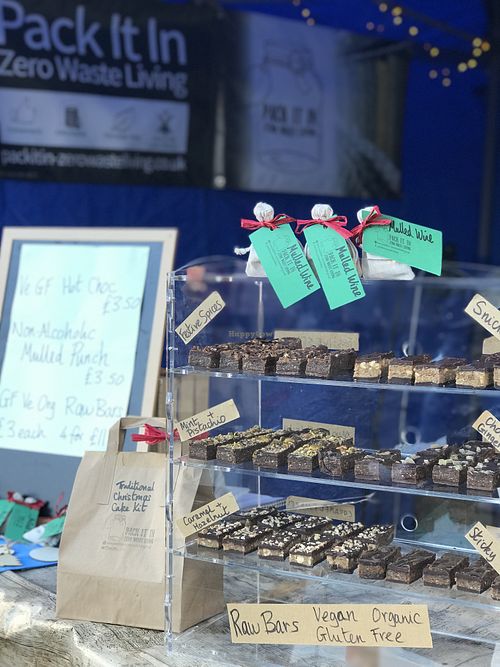 Yummy raw vegan GF bars - 6 flavours!   at Pack It In in Worcester