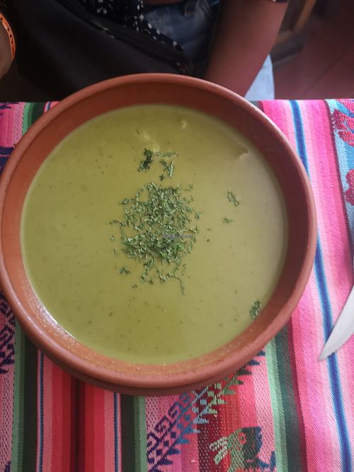 Spinach Creme (vegan) at El Germen in Sucre