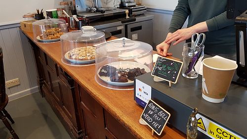 Cakes at Dragonfly Bistro in Aberystwyth