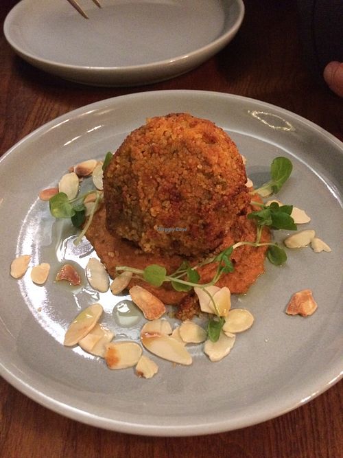 Deep fried sweet potato and cumin at White Lion Hotel in Hebden Bridge