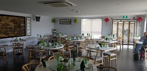 Lots of seating at Zen Vegetarian in Devonport