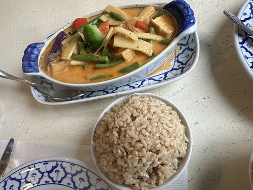 Red curry   at Bangkok Thai Cuisine in Orleans