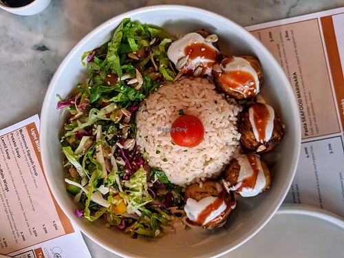 Sweet potatoes falafel  at Hayat's in Muscat