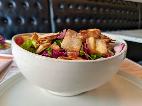 Fettush salad  at Hayat's in Muscat