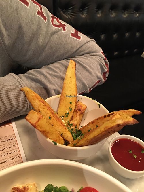 Baked potato fries  at Hayat's in Muscat