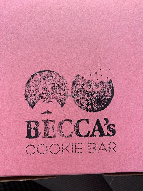 The box logo! at Becca's Cookie Bar in Avon By The Sea