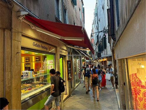 front  at Gelato Fantasy in Venice