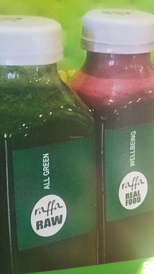 Raw juice at Raffa Real Food in Cranston