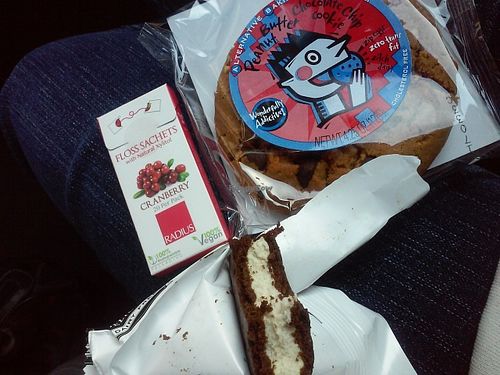 Vegan floss and goodies  at Shannon's Health Food in Moreno Valley