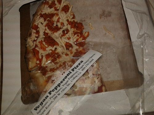 Pizzaaaa at Shannon's Health Food in Moreno Valley