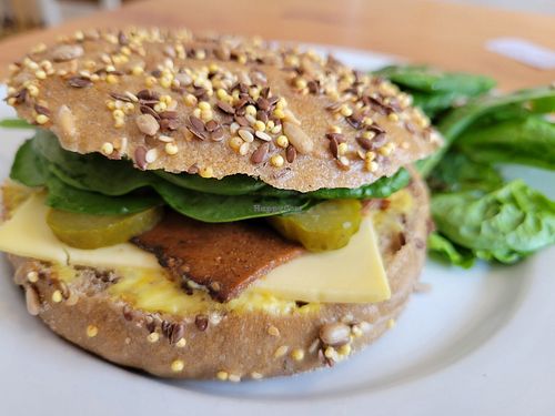 Vegan Reuben at Chapter One Coffee Shop in Edinburgh