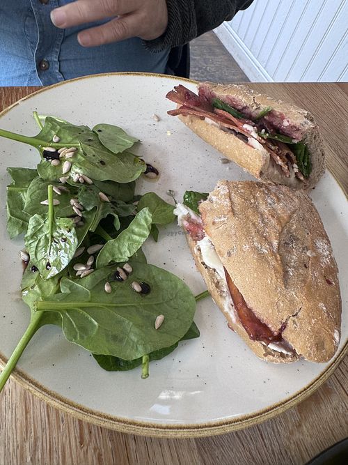 Bacon and Brie   at Chapter One Coffee Shop in Edinburgh