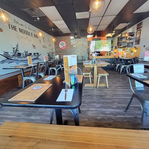 Interior at The Noodle Bar in Vancouver