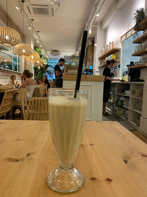 Horchata bio sin azúcar 4,90€ at Odacova in Barcelona