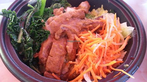 kalbi seitan bowl at Seed Kitchen in Venice