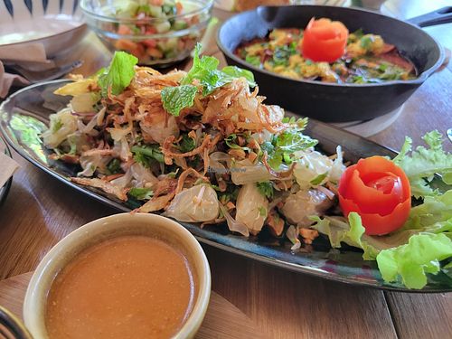 Pomelo salad #Veganuary at Way Nam in Koh Phangan