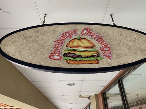 Sign  at Cheeburger cheeburger in Bluffton