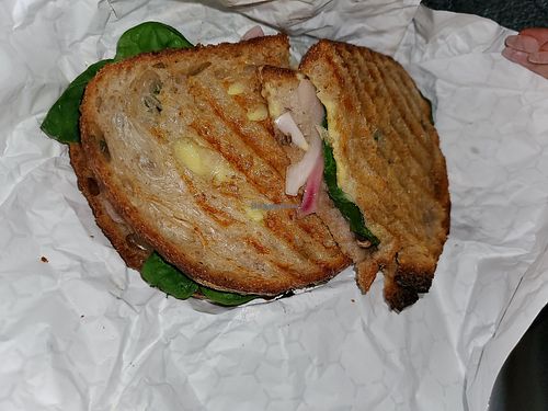 Smokey gouda mushroom sandwich at The Bar Cafe in Uxbridge