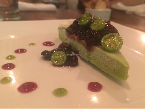 desert! cucumber semi-freddo at Dirt Candy in New York City