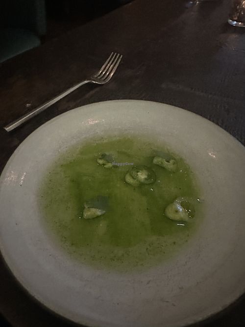 Bell and Serrano peppers  at Dirt Candy in New York City