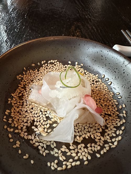 Turnip noodle  at Dirt Candy in New York City