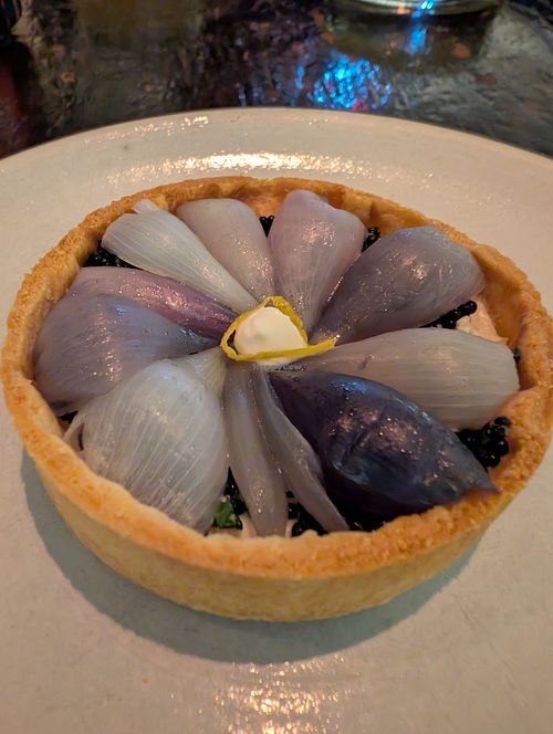 Onion Tart at Dirt Candy in New York City