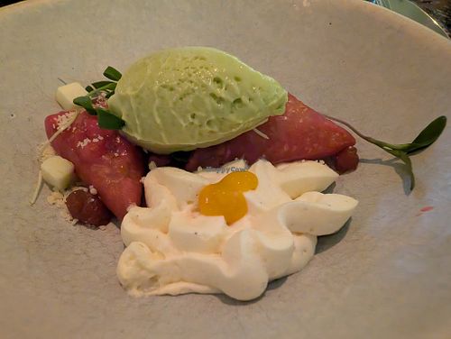 Cauliflower dessert at Dirt Candy in New York City