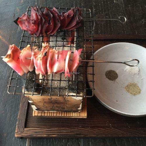 Japanese-style yaki beets at Dirt Candy in New York City
