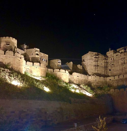 View from outdoor, rooftop dining area. at Jaisal Italy in Jaisalmer