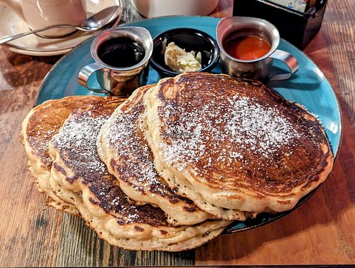 Blueberry Pancakes 🥞 at High Note Cafe in Boise