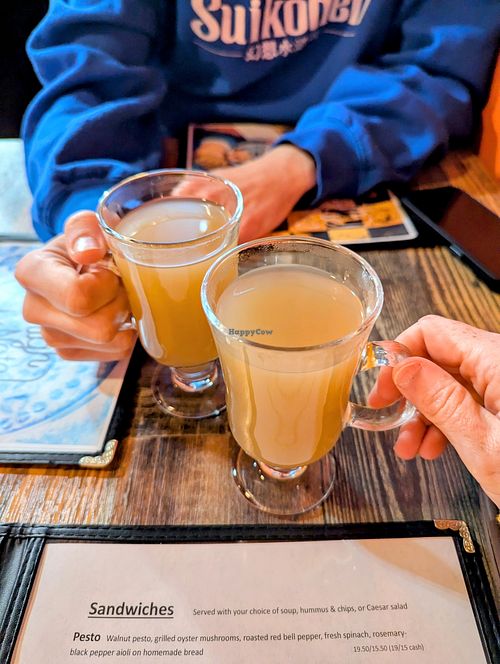 Hot Apple Cider 🍻 at High Note Cafe in Boise