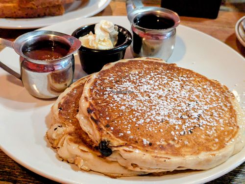 Half-stack of Blueberry Pancakes at High Note Cafe in Boise