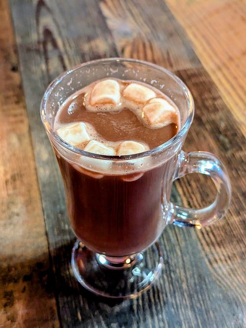 Hot Cocoa with Marshmallows at High Note Cafe in Boise