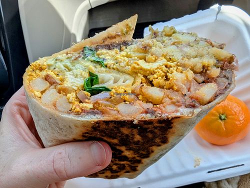 Breakfast Burrito (takeout) at High Note Cafe in Boise
