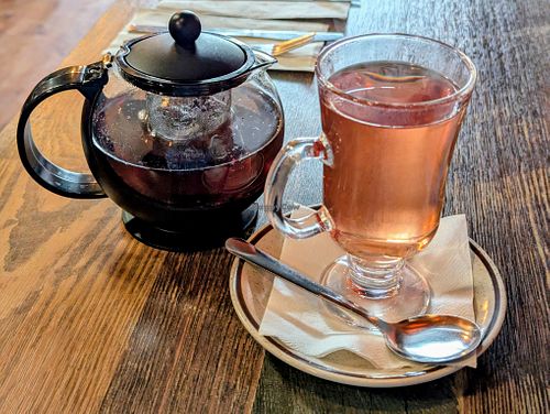 Heart's Rhapsody Hot Tea at High Note Cafe in Boise