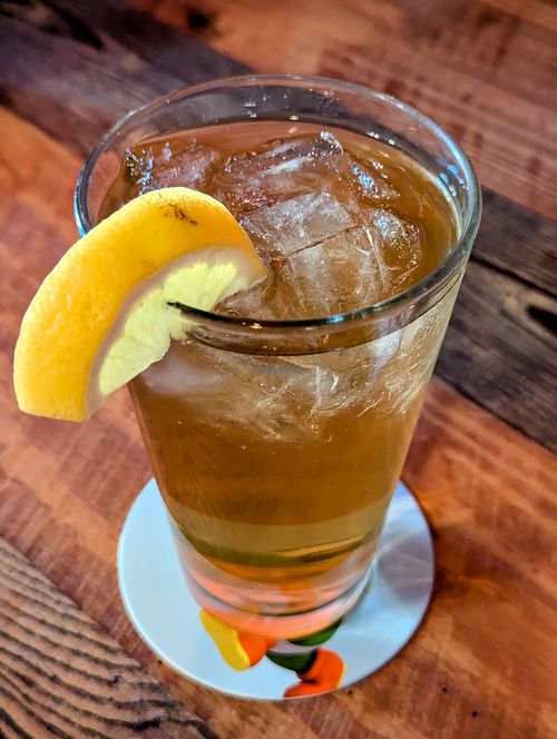 Iced Jasmine Rose Green Tea at High Note Cafe in Boise