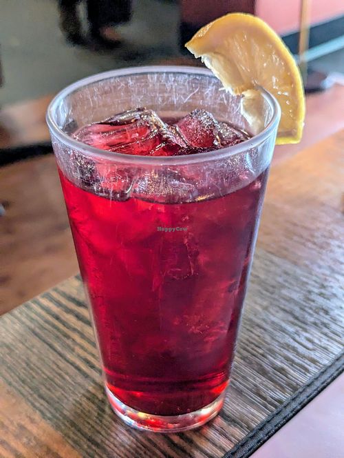 Hibiscus Iced Tea at High Note Cafe in Boise