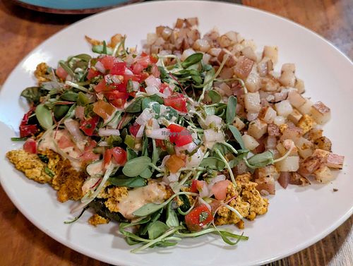 Summer Scramble with Red Potatoes at High Note Cafe in Boise