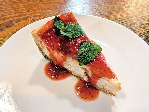 Strawberry Cheesecake at High Note Cafe in Boise