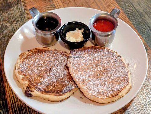 Blueberry Pancakes (half) at High Note Cafe in Boise