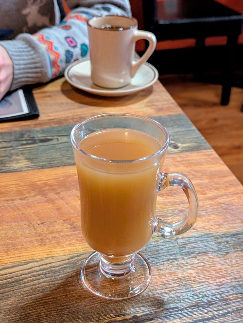 Hot Apple Cider at High Note Cafe in Boise