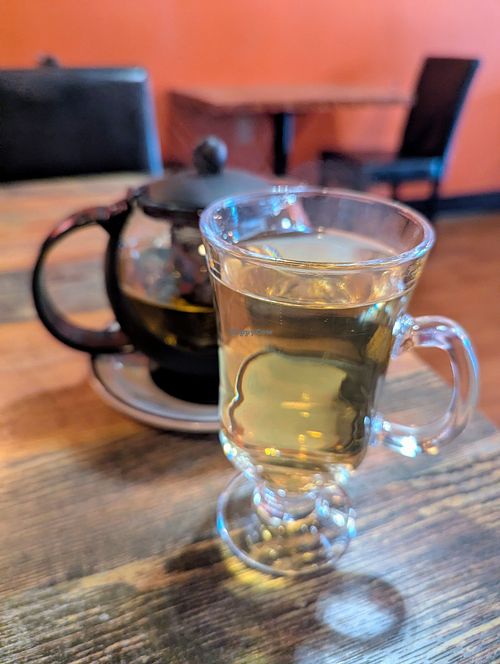 Hot Green Tea at High Note Cafe in Boise