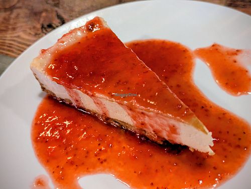 Strawberry Cheesecake at High Note Cafe in Boise