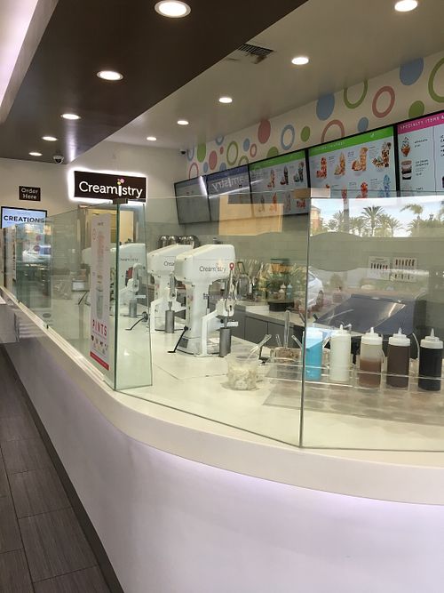 Inside at Creamistry in San Marcos