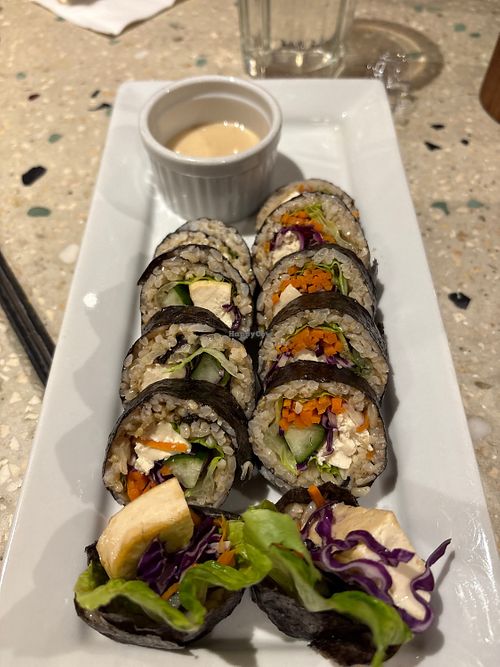 Sushi vegan  at Burgreens - Menteng in Jakarta