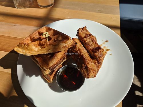 Waffles & wings at Verdine in Houston