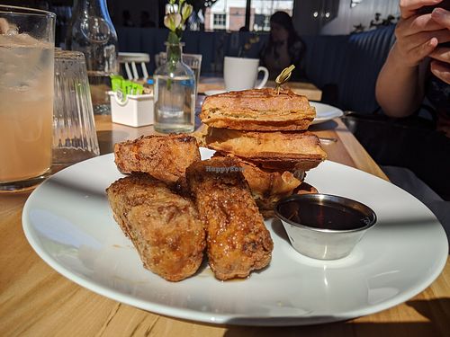 Waffles & wings at Verdine in Houston