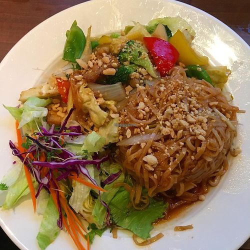 VE GF Pad Thai at Rim Nam Thai in Hebden Bridge