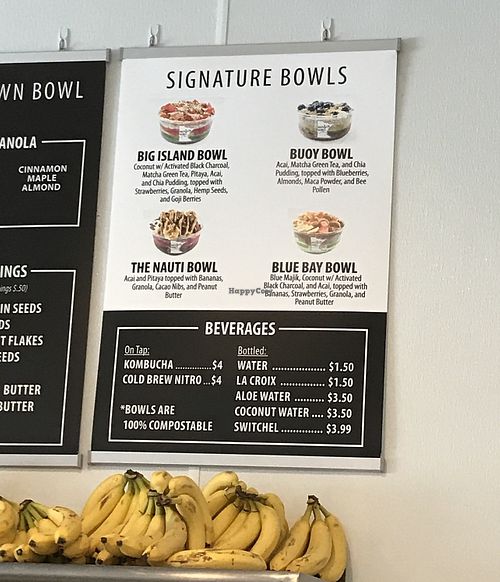 Menu  at Nautical Bowls in Minnetonka