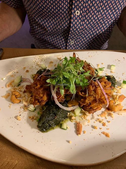 Onion Bhaji  at The Wensleydale Heifer in West Witton